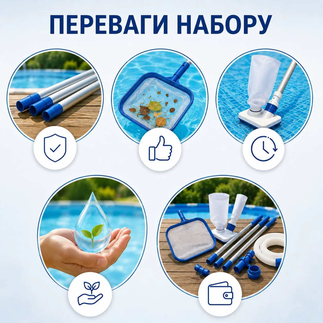 Переваги набору Intex 28002